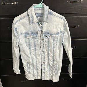 Maurices Light Wash Denim Jacket